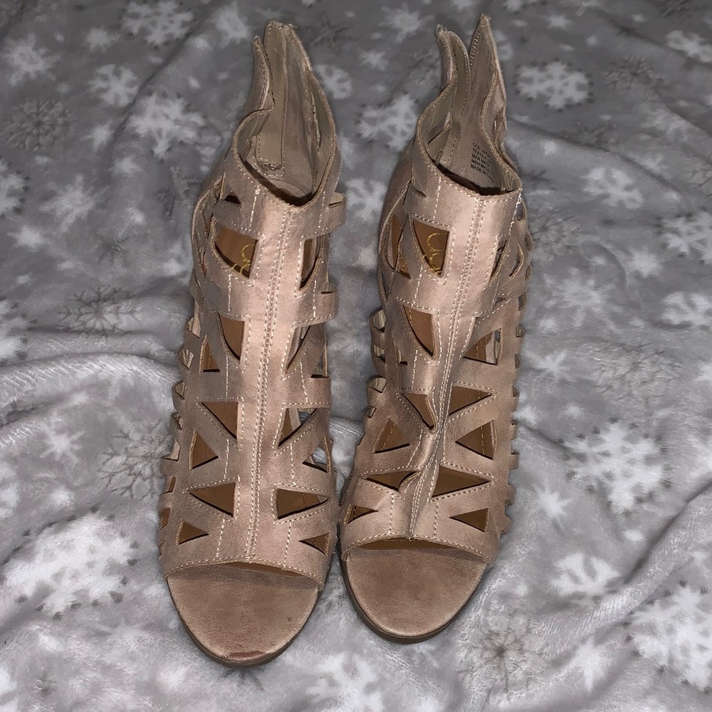 Sugar Open-Toed Booties